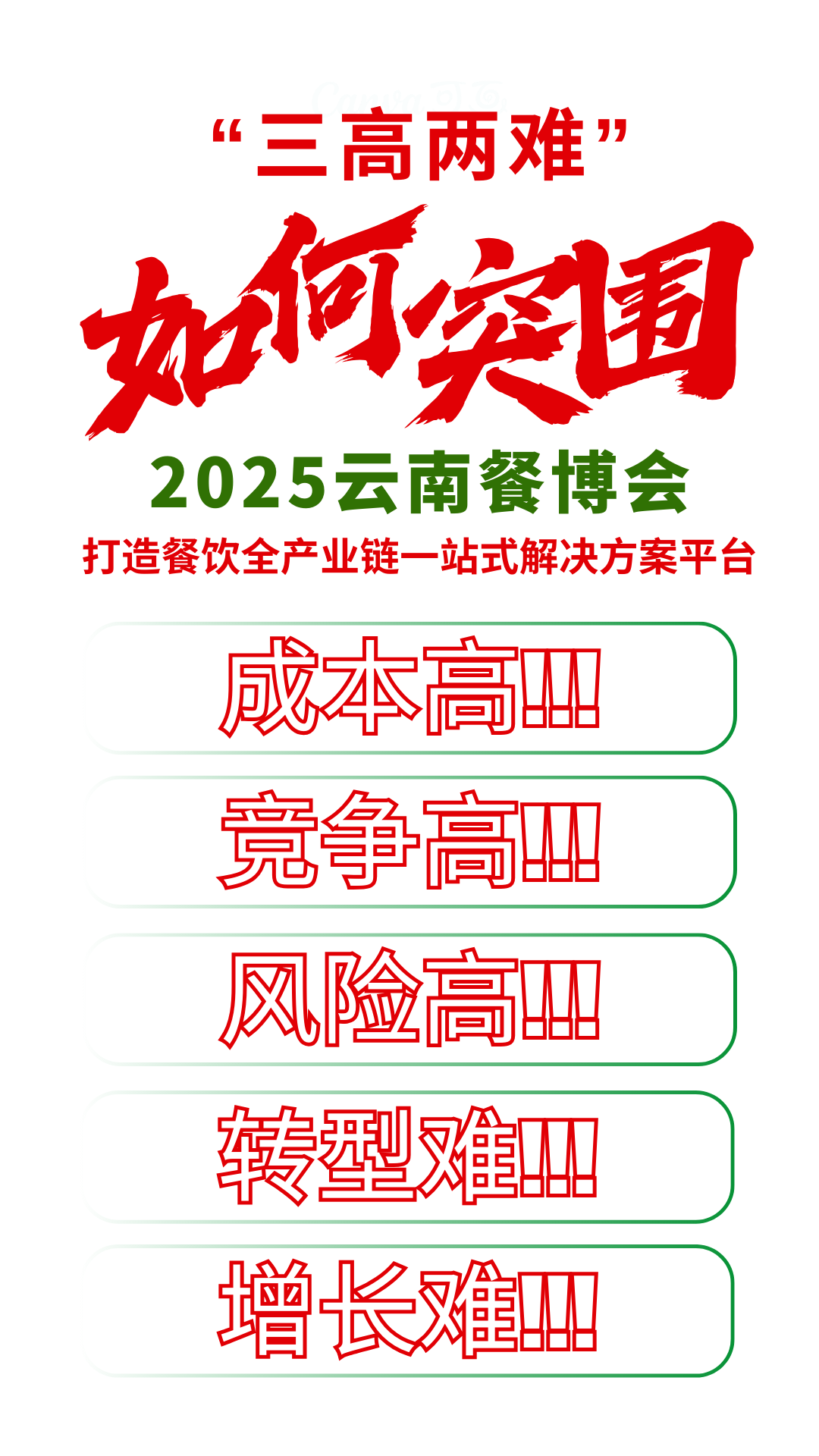 “三高两难”2025餐饮企业如何突围？